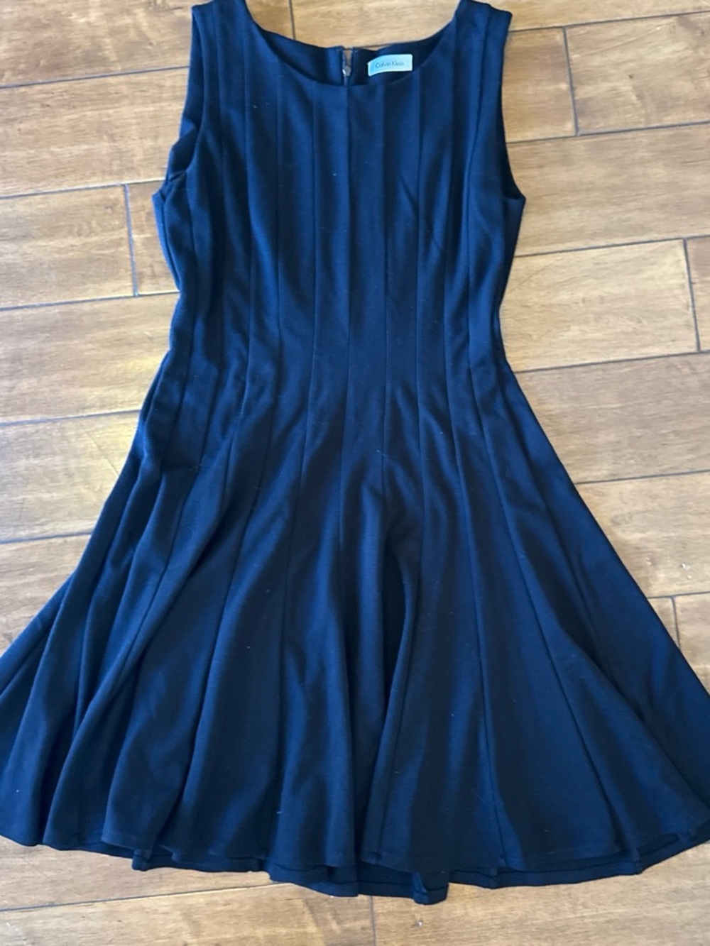 Calvin Klein LBD. Black Sleeveless A-Line Dress size medium